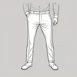 dark grey trousers image